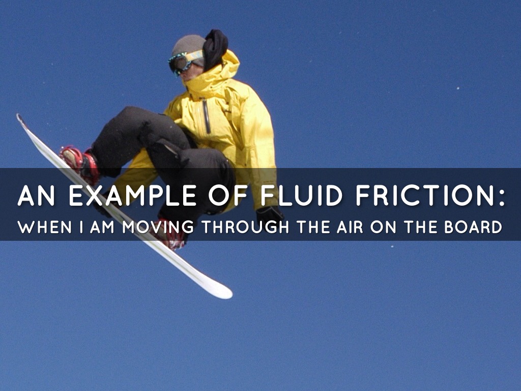 example of fluid friction